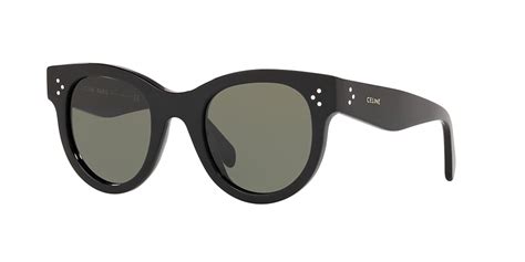 Celine CL4003IN 48 Smoke Brown & Black Sunglasses.